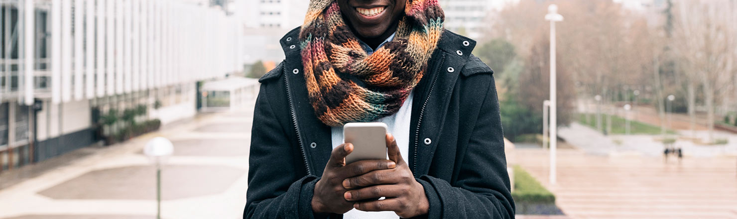 Man with phone